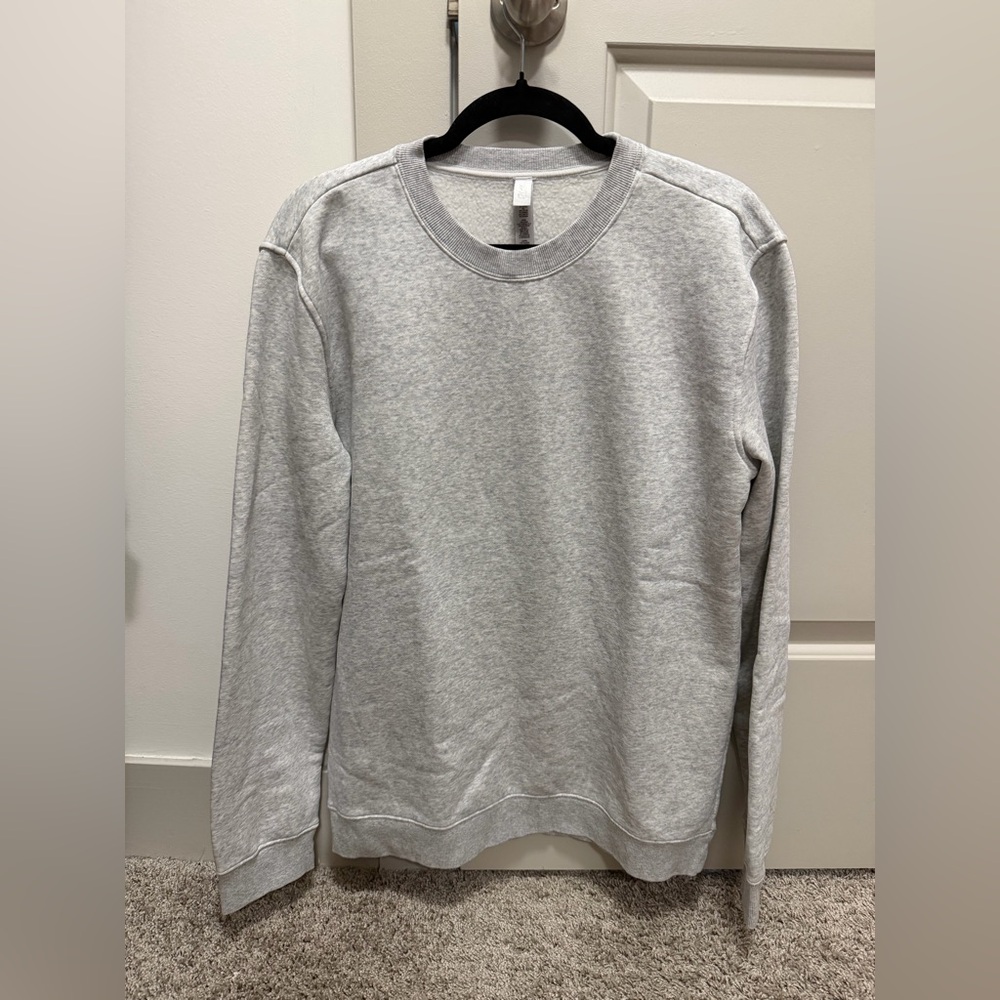 Skims Medium Grey Lounge Fleece Sweatshirt. 🌚⚡️